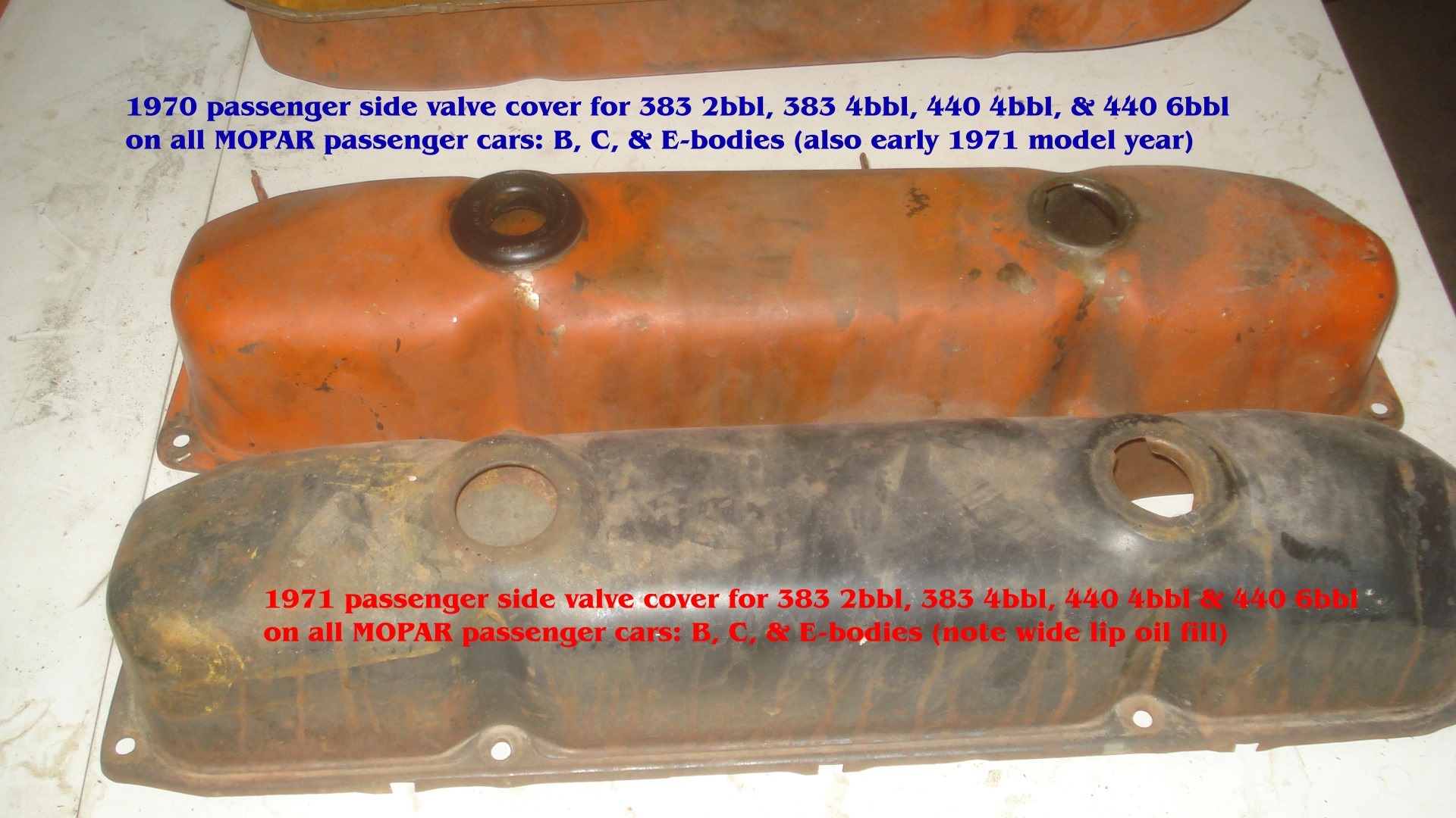 Attached picture moparts RH-70vs71 valve cover.jpg